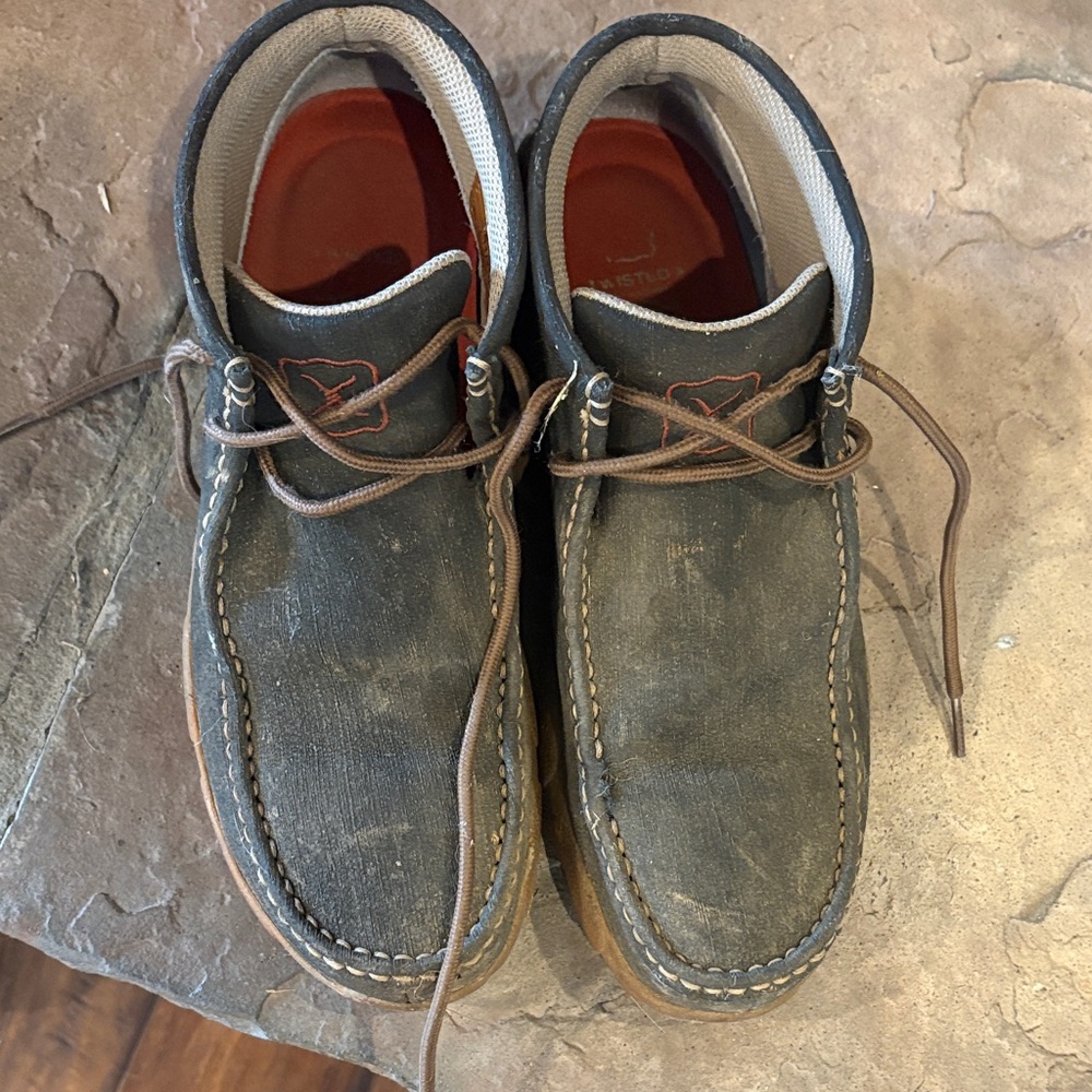 Twisted X Men's Casual Brown Leather steel toe Shoes